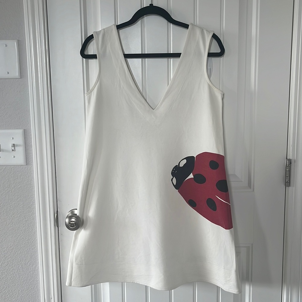 Super cute Diane Von Fistenberg ladybug dress.